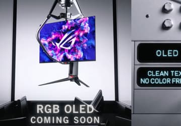 Asus показала OLED-монитор с чёткими шрифтами. Компания готовит анонс новой модели, как и LG
