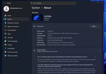 Windows 11 теперь прямо пишет, что 8 ГБ оперативной памяти достаточно лишь для базовых задач