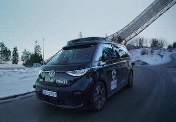 В Осло стартовали тесты роботакси Volkswagen, способных работать при -10°C и на обледенелых дорогах