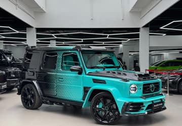 Очень бирюзовый Гелендваген от Mansory ценой 100 миллионов рублей продали в России за считанные дни