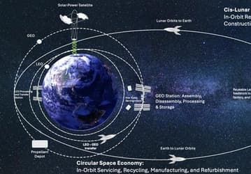 Учёные предложили строить космические электростанции из лунного грунта