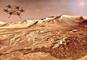 NASA представило проект марсианского вертолёта для исследования «Лабиринта Ночи»