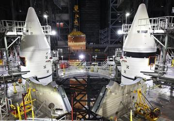 Основная ступень SLS успешно интегрирована с ускорителями для миссии Artemis 2