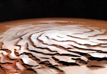 Северная полярная шапка Марса оказалась моложе, чем считалось ранее