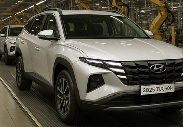 Теперь Hyundai Tucson, Sonata, Elantra, Santa Fe и Palisade в Казахстане собирают новые роботы. В производство дополнительно вложили 1,5 млрд рублей