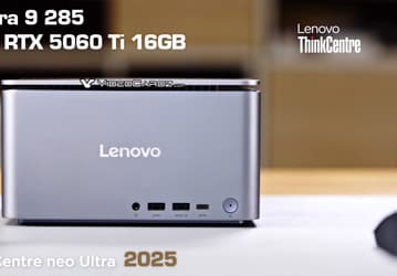 Core Ultra 9 и настольная GeForce RTX 5060 Ti 16GB в корпусе объёмом 3,6 литра. Представлен мини-ПК  Lenovo ThinkCentre neo Ultra