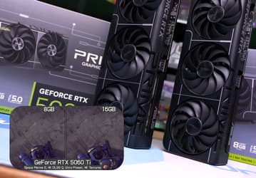 GeForce RTX 5060 Ti 8GB порой медленнее версии с 16 ГБ в несколько раз, а показатель 1% Low может отличаться почти в семь раз
