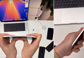 Макет рекордно тонкого iPhone 17 Air попытались согнуть на видео