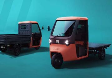 FIAT Professional представил трёхколёсный электромобиль для городской логистики