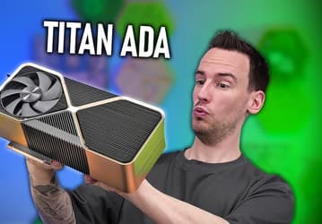 На её фоне даже RTX 5090 выглядит игрушкой. Гигантская невыпущенная видеокарта Nvidia Titan Ada с 48 ГБ памяти была протестирована и показала отличные результаты