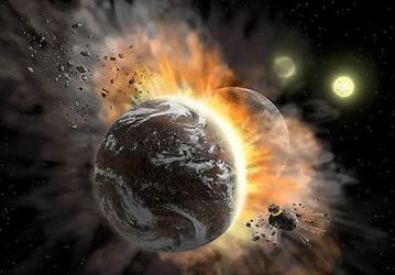 Массивные планеты звенят миллионы лет после столкновения: учёные смоделировали удар планет