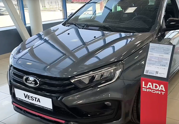Lada Vesta Sportline Black не берут? Дилеры снижают цены на спортивный седан