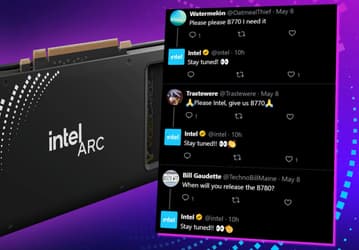 Intel всё же выпустит конкурента для GeForce RTX 5060? Компания намекнула, что Arc B770 всё-таки выйдет