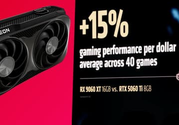 AMD показала, как нужно делать дешёвые видеокарты с 16 ГБ памяти. Radeon RX 9060 XT 16GB стоит всего 350 долларов
