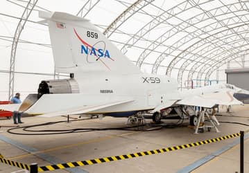 Тихий сверхзвук: NASA завершило ключевые наземные испытания самолёта X-59 QueSST