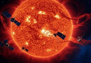 523 спутника Starlink сошли с орбиты за 4 года: виновато Солнце. Каждый пятый спутник умирает за считаные дни, а срок их службы падает до 10 дней