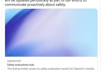 После обвинений в плагиате и судебных исков OpenAI запустила центр оценки безопасности своих моделей ИИ