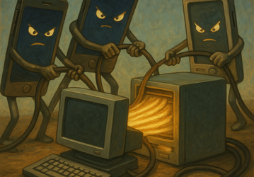 Смартфоны активно отбирают трафик у ПК. На долю мобильных устройств приходится уже почти 65% всего трафика
