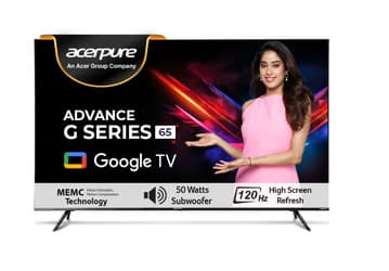 65 дюймов, QLED, 120 Гц, Dolby Vision и встроенный сабвуферы от Acer — за $635. Представлены телевизоры Acerpure Advance G Series QLED