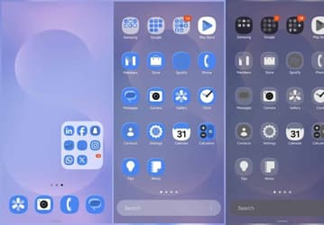 Высмеяв Apple, Samsung выпустила собственный пользовательский интерфейс в стиле Liquid Glass в iOS 26
