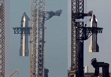 Starship в объятиях Mechazilla: корабль установили на стартовую площадку