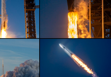 SpaceX выполнила 100-й запуск в 2025: компания идёт на рекорд