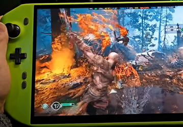 Nvidia GeForce RTX 4090 Laptop установили в кастомный ПК со встроенным экраном: Cyberpunk 2077 и God of War в 4K с максимальным качеством
