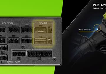 Чтобы видеокарты GeForce RTX не так часто горели. ASRock добавила кабелю питания собственный датчик температуры