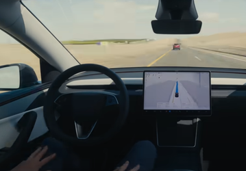 580 км без вмешательства водителя за минуту. Tesla выложила рекордное видео с демонстрацией системы FSD