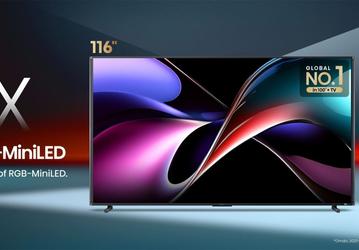 RGB Mini-LED, 110 и 116 дюймов, 4K, 165 Гц, Dolby Vision IQ и IMAX Enhanced. Представлены телевизоры Hisense UX ULED