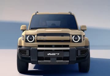 Гибрид Land Rover Defender и Land Cruiser Prado от Chery для России: iCAR V27 показали на новых официальных фото