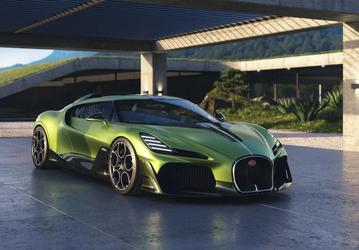 Bugatti представила уникальный гиперкар Brouillard с двигателем W16