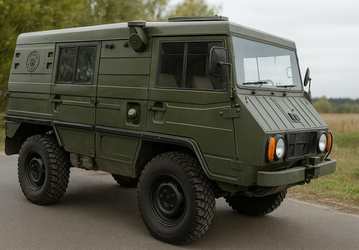 В России продают легендарный армейский внедорожник Pinzgauer 710К: портальные мосты и 2,5-литровый мотор — за 2,6 млн рублей