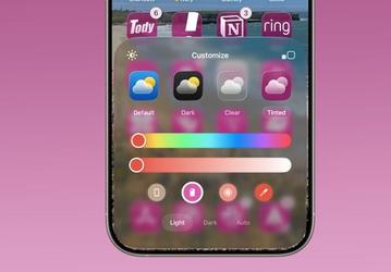 iOS 26 позволит сделать иконки экрана одним цветом с чехлом для iPhone