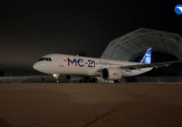 Российский заменитель Airbus и Boeing протестировали ночью. ОАК показала ночные испытания самолета МС-21 — изучали работу российских фар
