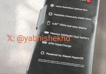 6,83 дюйма, 120 Гц, 5500 мА·ч, быстрая зарядка и камера Leica. Живое фото Xiaomi 15T раскрывает технические характеристики