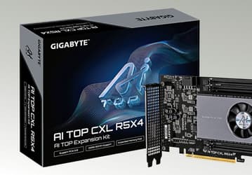 Чтобы в ПК можно было установить дополнительно 512 ГБ ОЗУ. Gigabyte представила плату расширения AI TOP CXL R5X4