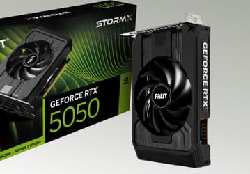 Самая слабая из RTX 50, зато очень компактная. Palit представила видеокарту GeForce RTX 5050 StormX в формате ITX