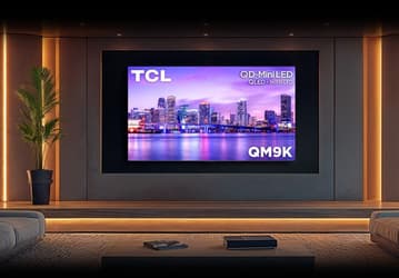 Первый телевизор со встроенным Google Gemini, QD-Mini LED, от 65 до 98 дюймов, до 288 Гц с VRR,  до 6500 нит. Представлен TCL QM9K