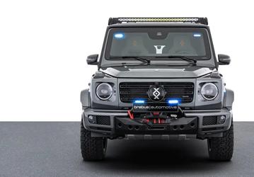 Пуленепробиваемый Mercedes-Benz G 500 массой 4 тонны с V8 и расходом 19 л/100 км. Brabus представил бронированный G-Class Invicto Mission VR6 Plus ERV