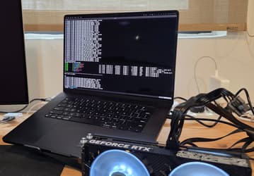 Теперь стало возможно подключить видеокарту GeForce RTX к современному MacBook Pro