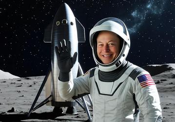 Илон Маск не хочет всего лишь повторить успех «Аполлона». Blue Origin может высадиться на Луне раньше, чем SpaceX
