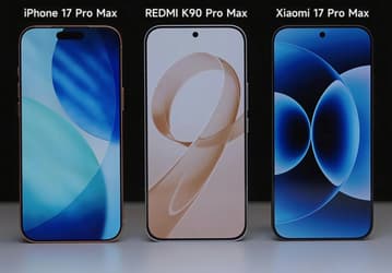 Redmi K90 Pro Max сравнили с Xiaomi 17 Pro Max и iPhone 17 Pro Max на живых фото за неделю до официальной премьеры