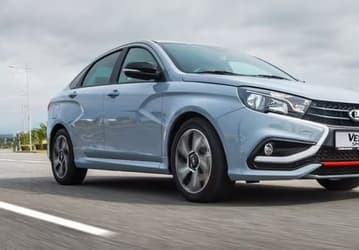 Lada Vesta получила блестящий цвет «Тайфун»