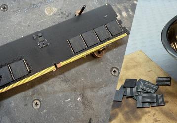 Российский мастер VIK-on сам спаял пару модулей DDR5. Набор объёмом 32 ГБ обошёлся ему в 17 000 рублей