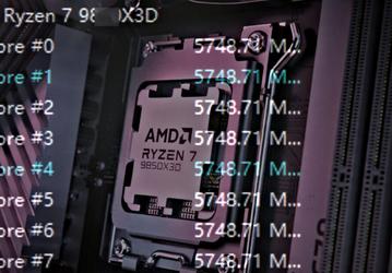 Новый игровой 8-ядерник AMD с большим кэшем, способный держать 5,75 ГГц на всех ядрах: Ryzen 7 9850X3D засветился в тесте
