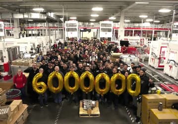 Завод Tesla Giga Nevada выпустил 6 миллионов двигателей для машин Tesla
