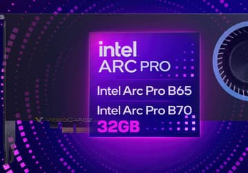 Intel готовит сразу две видеокарты с 32 ГБ памяти. Раскрыты параметры Arc Pro B65 и B70