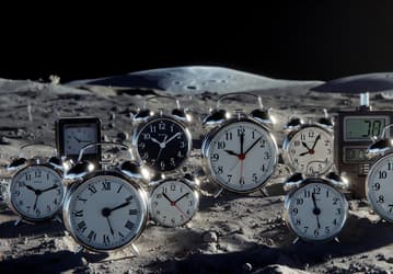 И через 1000 лет погрешность составит лишь десятки наносекунд. Создана система точной синхронизации времени между Землёй и Луной