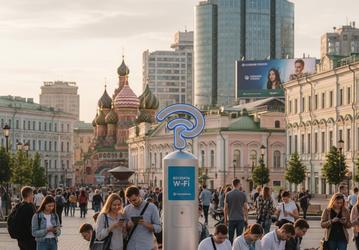 В России более чем на порядок вырос трафик в публичных сетях Wi-Fi 